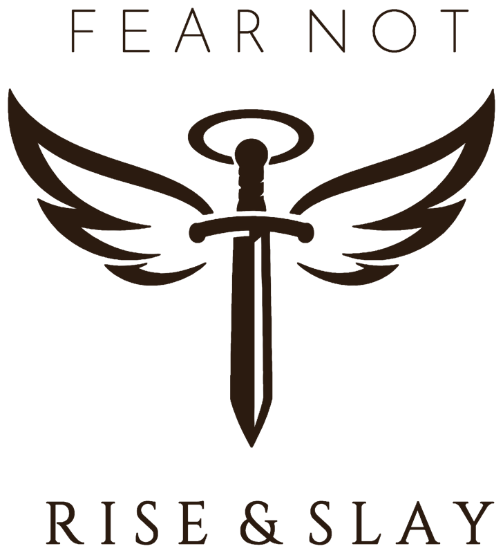 Elementum Press logo: Fear Not, Rise & Slay
